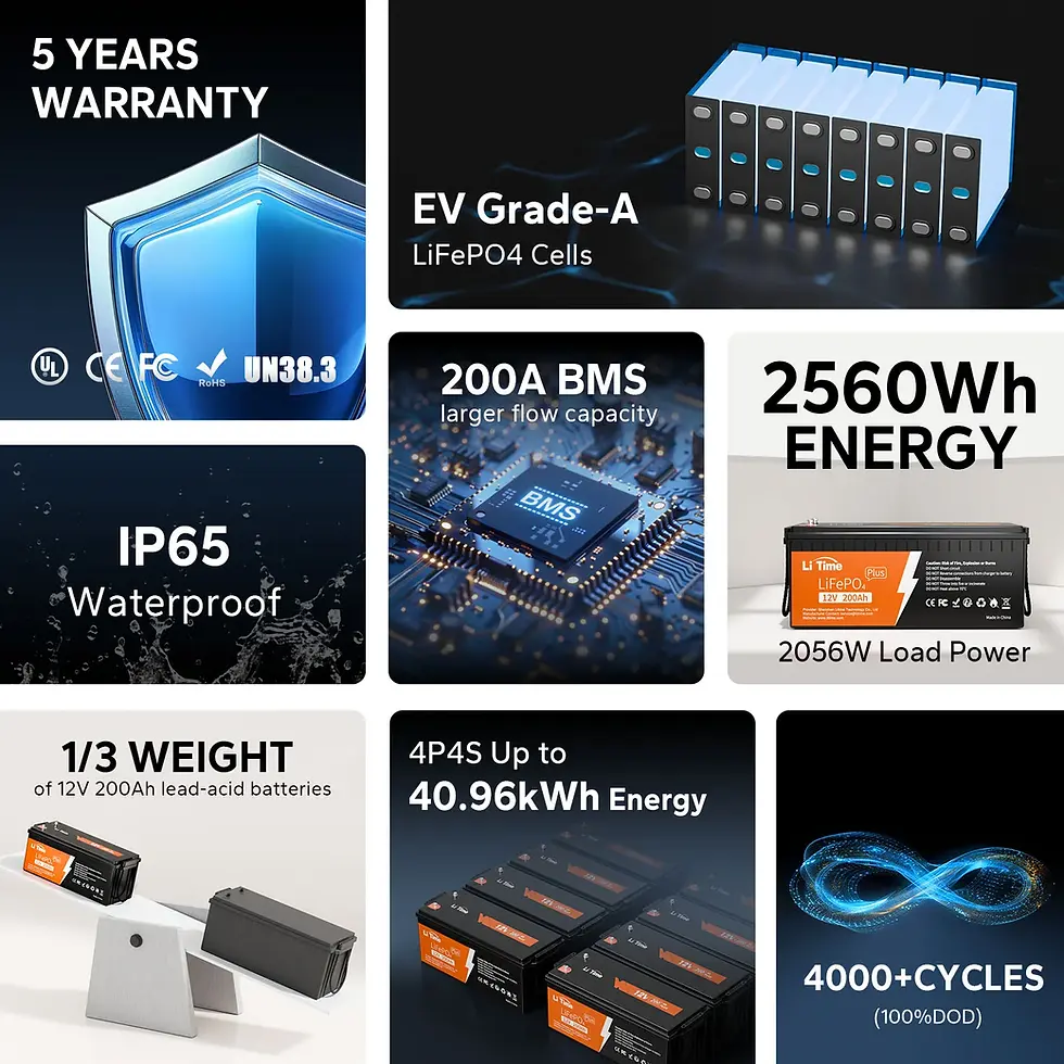 Thumbnail: Facts about LiTime 12V200Ah PLUS