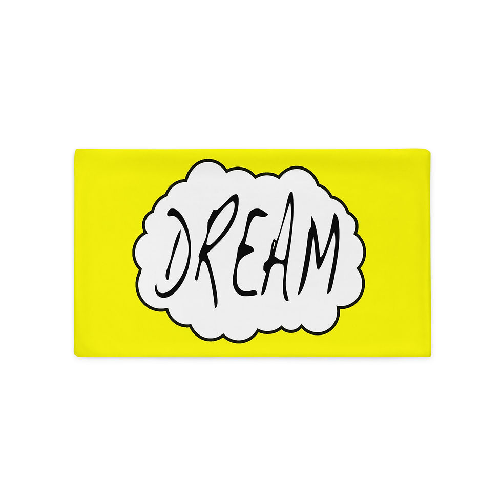 Thumbnail: Dream Yellow Pillow Case