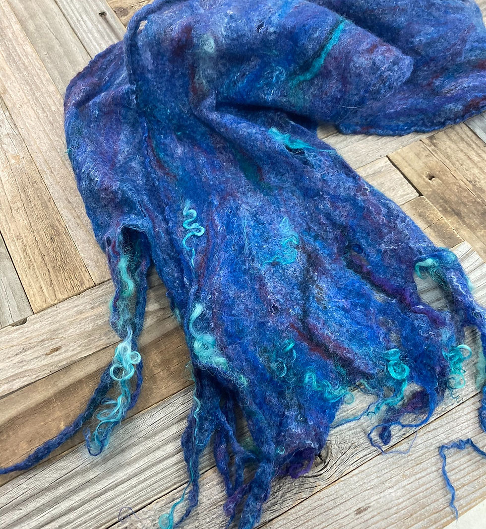 Felted Scarves