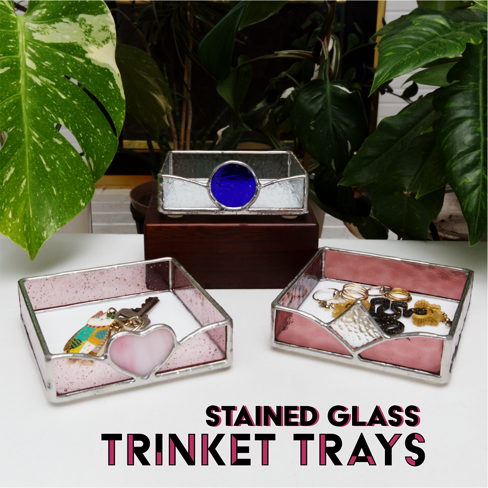 Stained Glass Trinket Tray