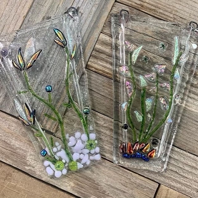 Glass Fusion Pocket Vase