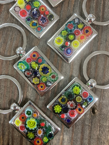 Millefiori Keychains