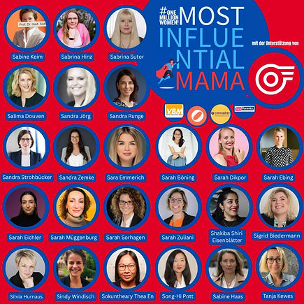Sabine Patricia Haas was nominated for the“Most Influential Mama” Award by #ONEMILLIONWOMEN! 