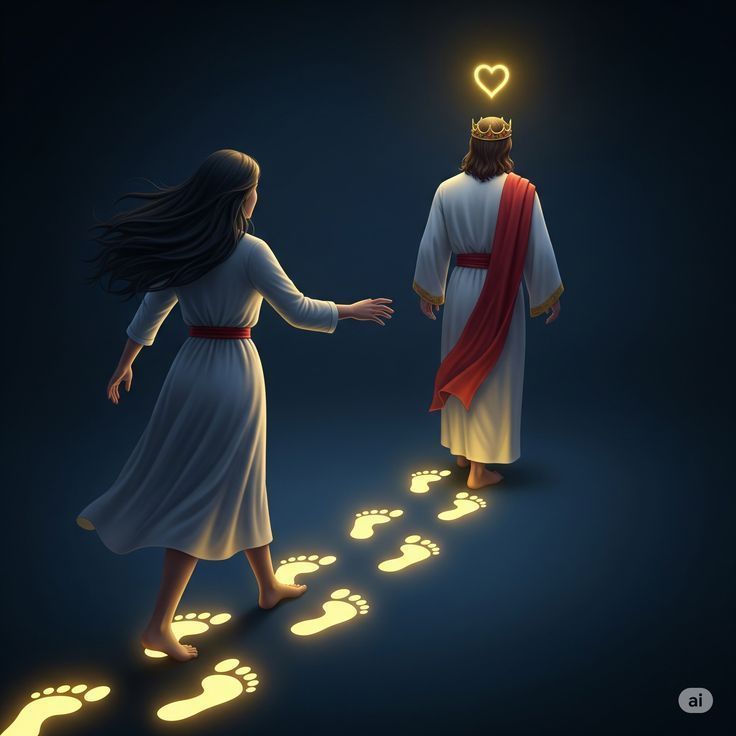 Poème - Marcher avec Jésus