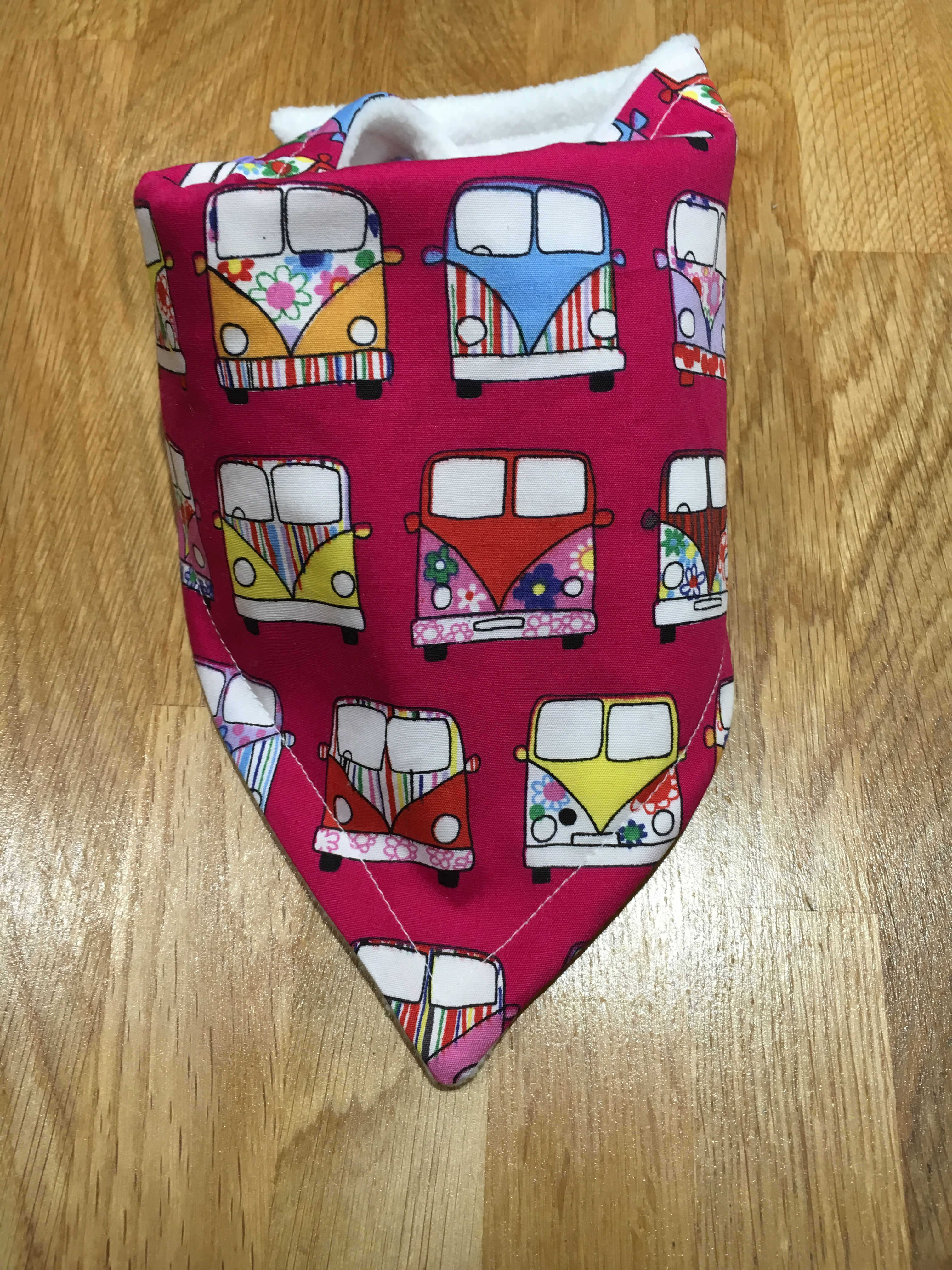 Pink Camper Bandana Dribble Bib