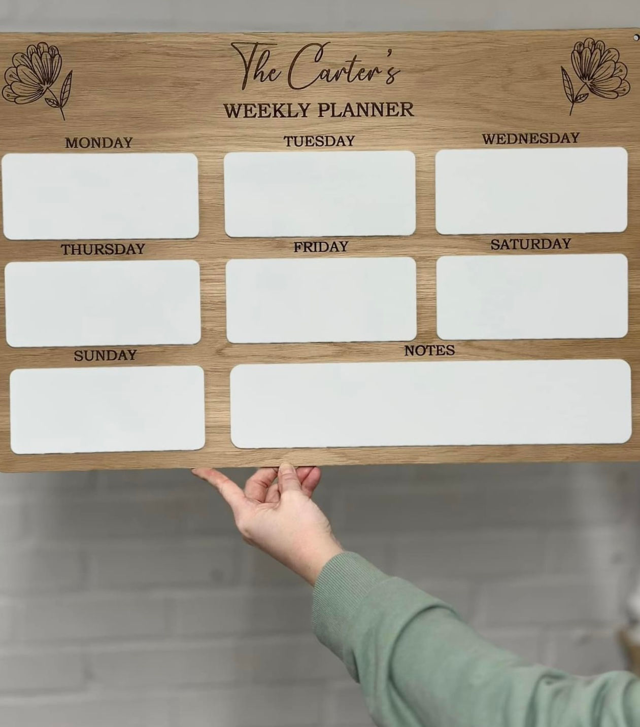 Personalised Weekly Planner 