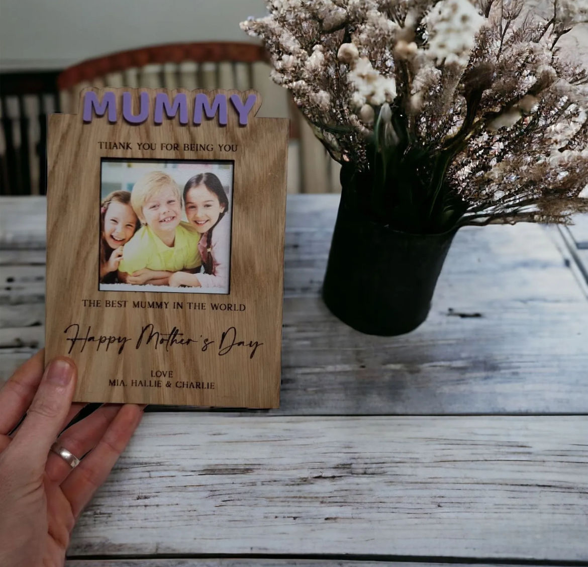 UV printed photo plaque 