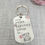 Thumbnail: Handstamped Personalised keyring