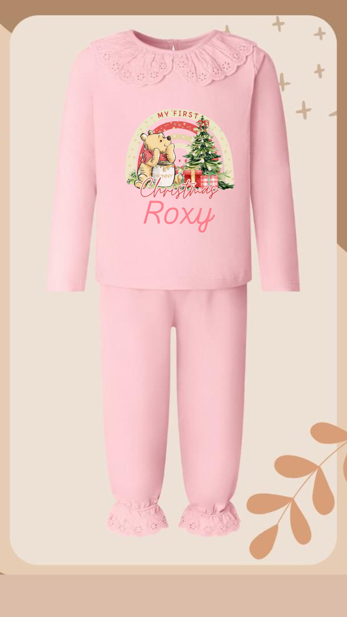Frilled Christmas Pyjamas - any design