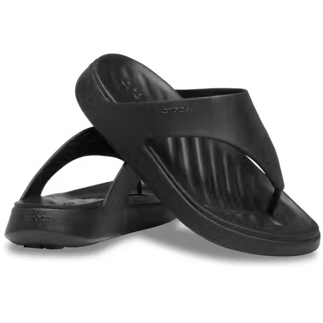 縮圖：🩴🖤 CROCS 厚底人字拖涼鞋 🤍🩴