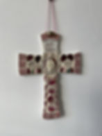 Mosaic Cross in Pique Assiette Style