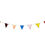 Thumbnail: Stained Glass Rainbow Bunting Suncatcher
