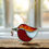 Thumbnail: Stained Glass Christmas Robin