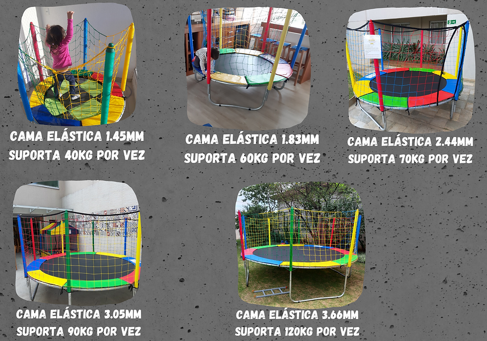 cama elastica para alugar