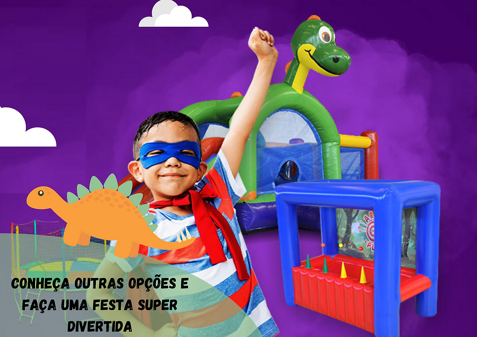 dinossauro inflável aluguel