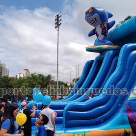 Aluguel de Brinquedos Infláveis em Sorocaba, Toboágua, Toboshark