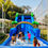 Miniatura: Aluguel de Tobogã Tropical com Piscina Locação de Tobogã Inflável