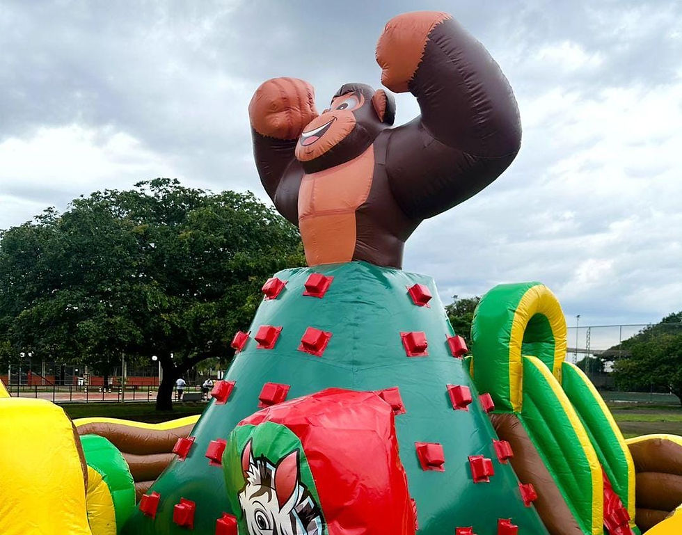 Miniatura: Aluguel Brinquedo Inflável Kong Play Aventura Animal