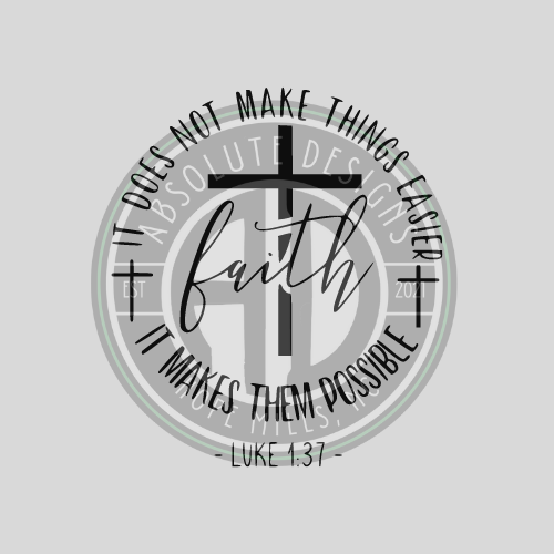 FAITH IT MAKES THEM POSSIBLE