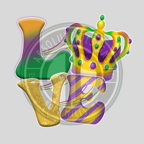LOVE MARDI GRAS