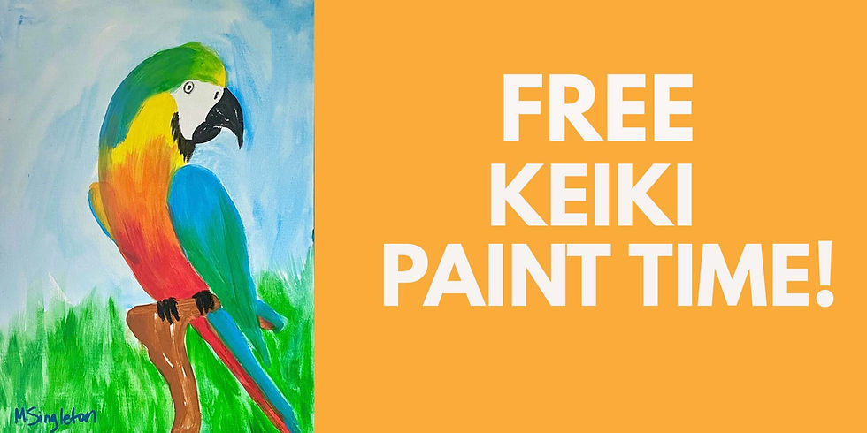 Free Art Time for Local Keiki in Naalehu!  