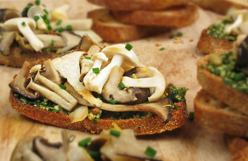 Woodland Mushroom Bruschetta