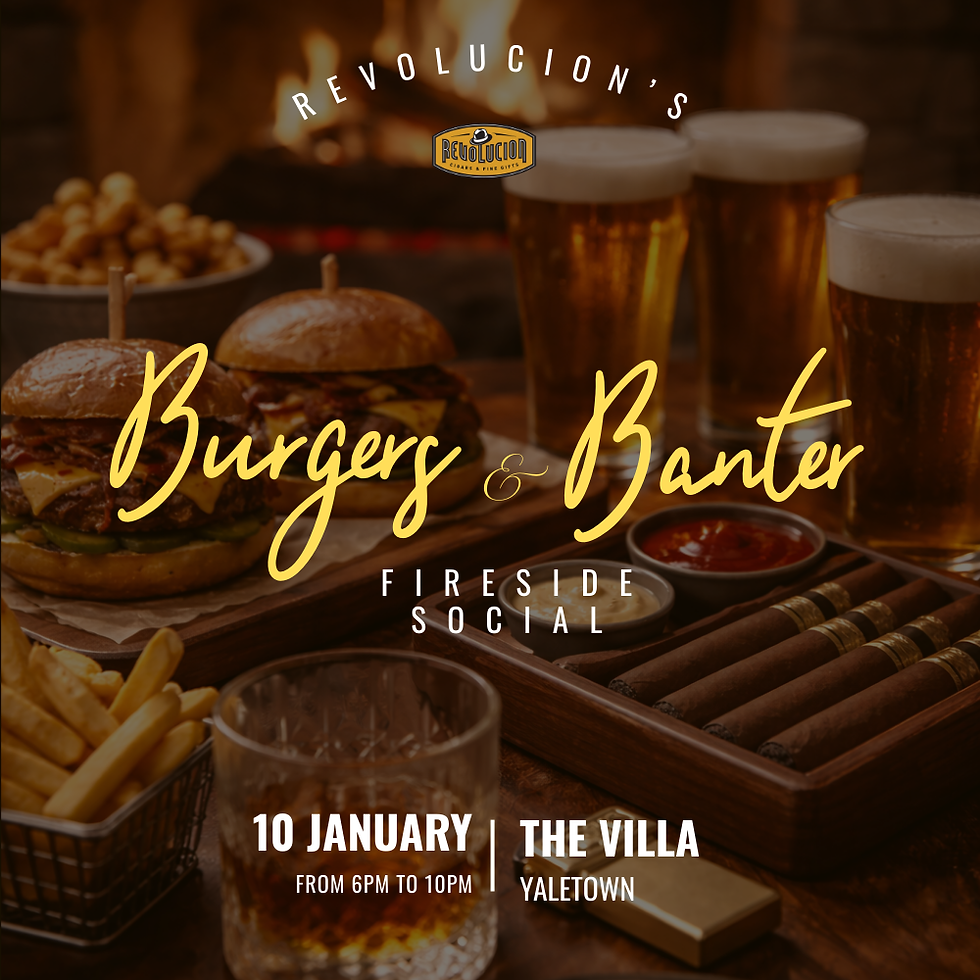 Burgers & Banter - January 10th