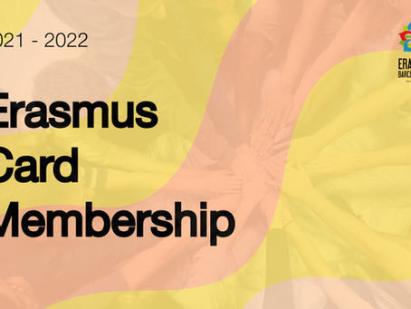 Erasmus Student Card, it's a must!