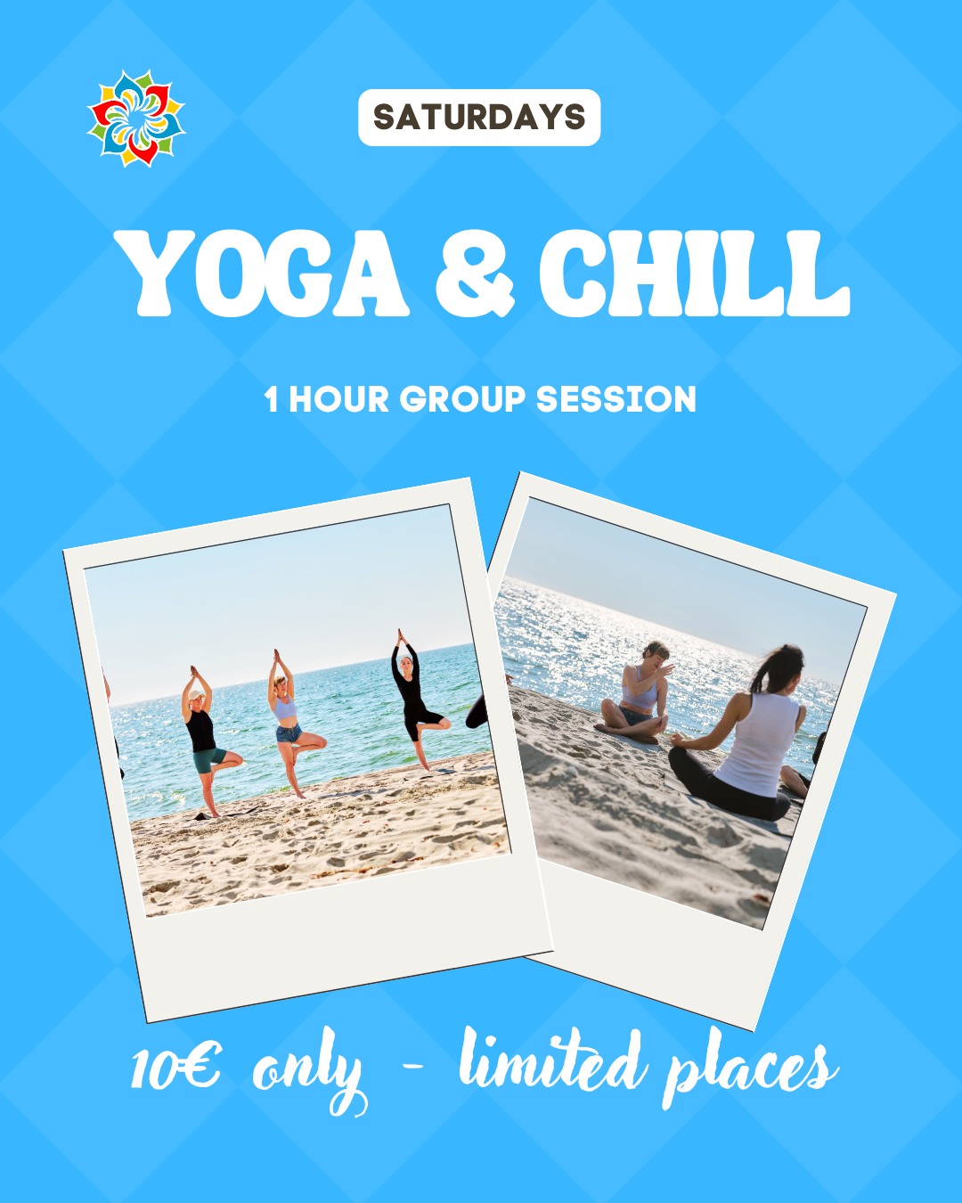 Yoga in the beach 🧘‍♀️