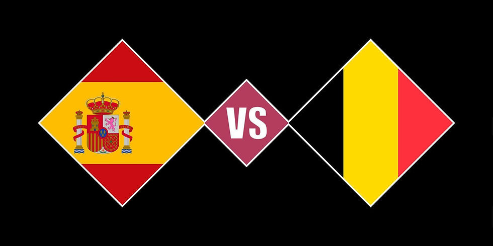 Friday World cup Spain vs Belgium (quarter finals)
