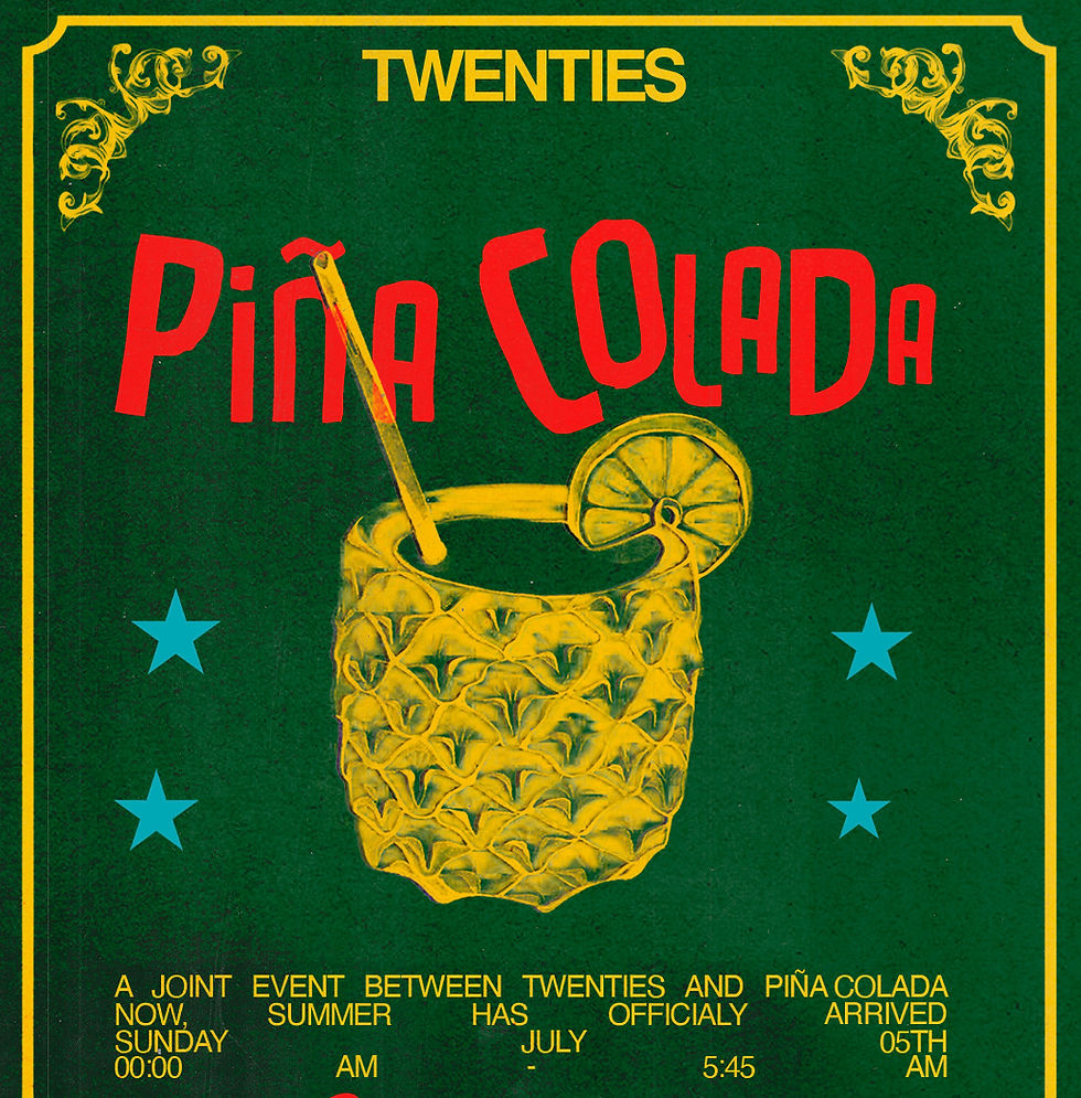 Sunday Party at Twenties Piña Colada (free pass with WELOVEBCN)