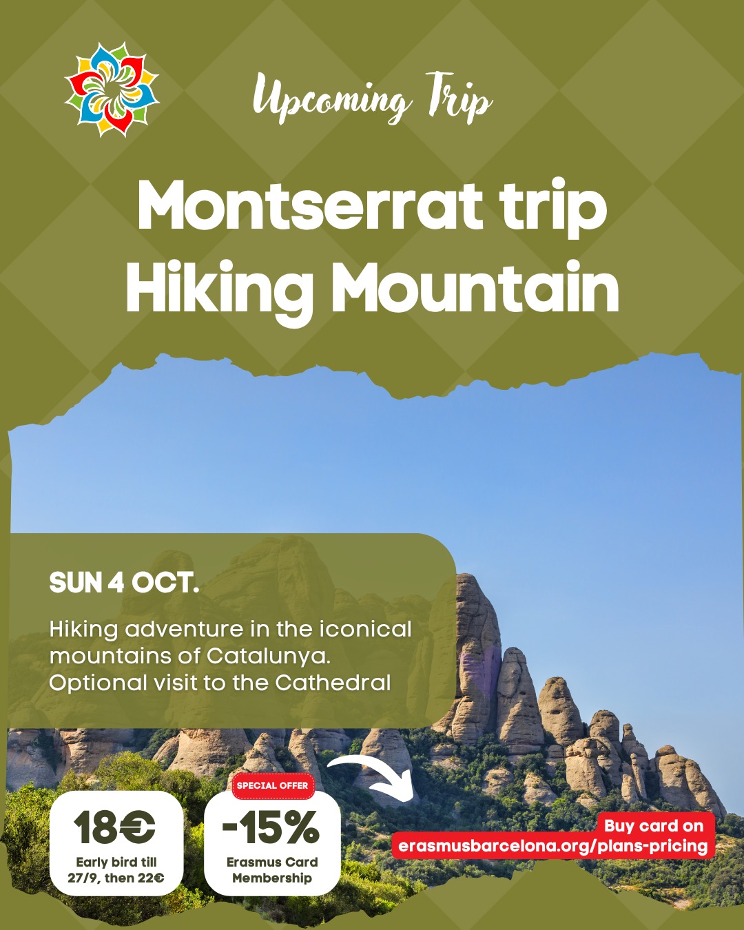 Trip to Montserrat: Mountain hiking exploring