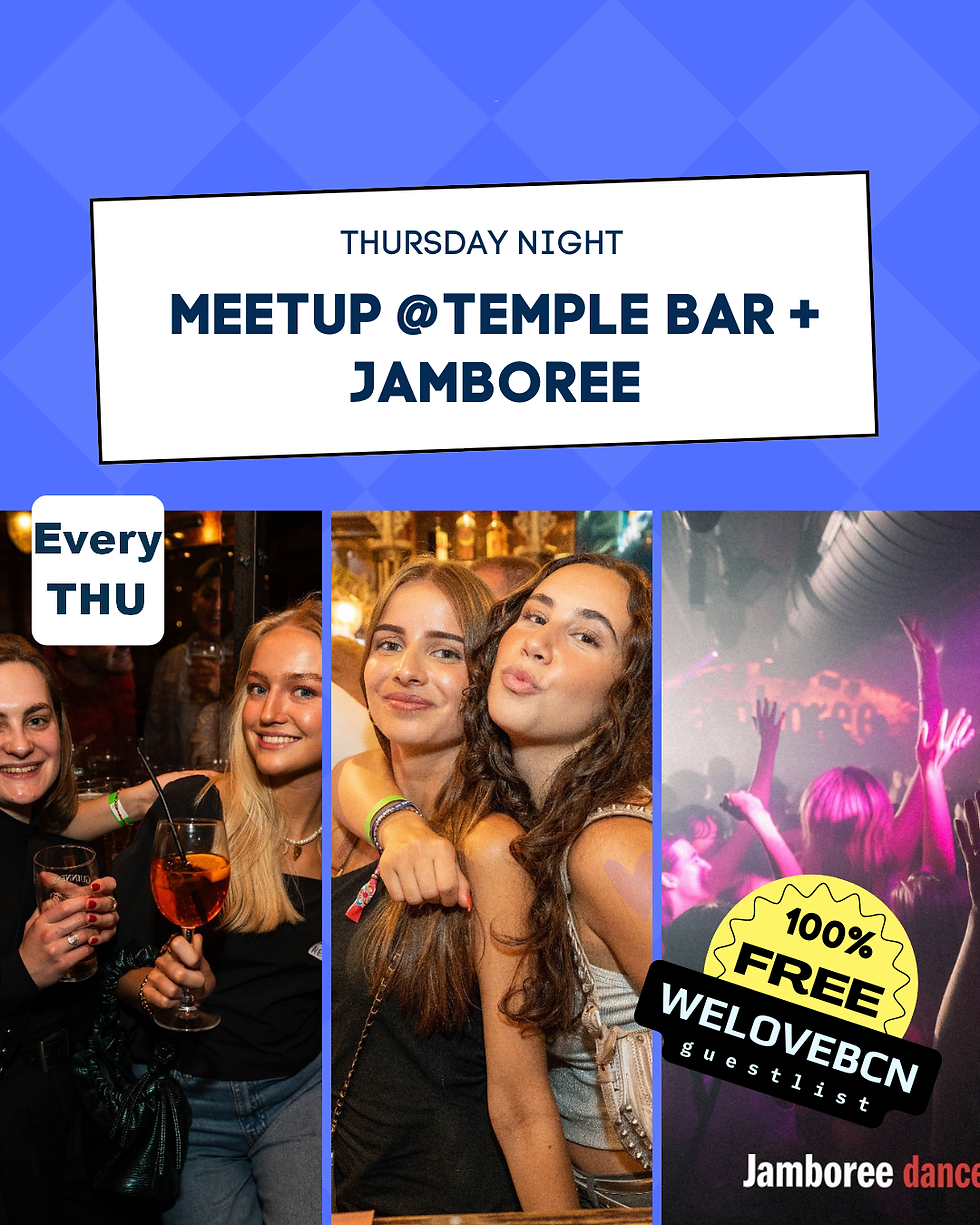 Thursday predrink Temple bar + JAMBOREE  