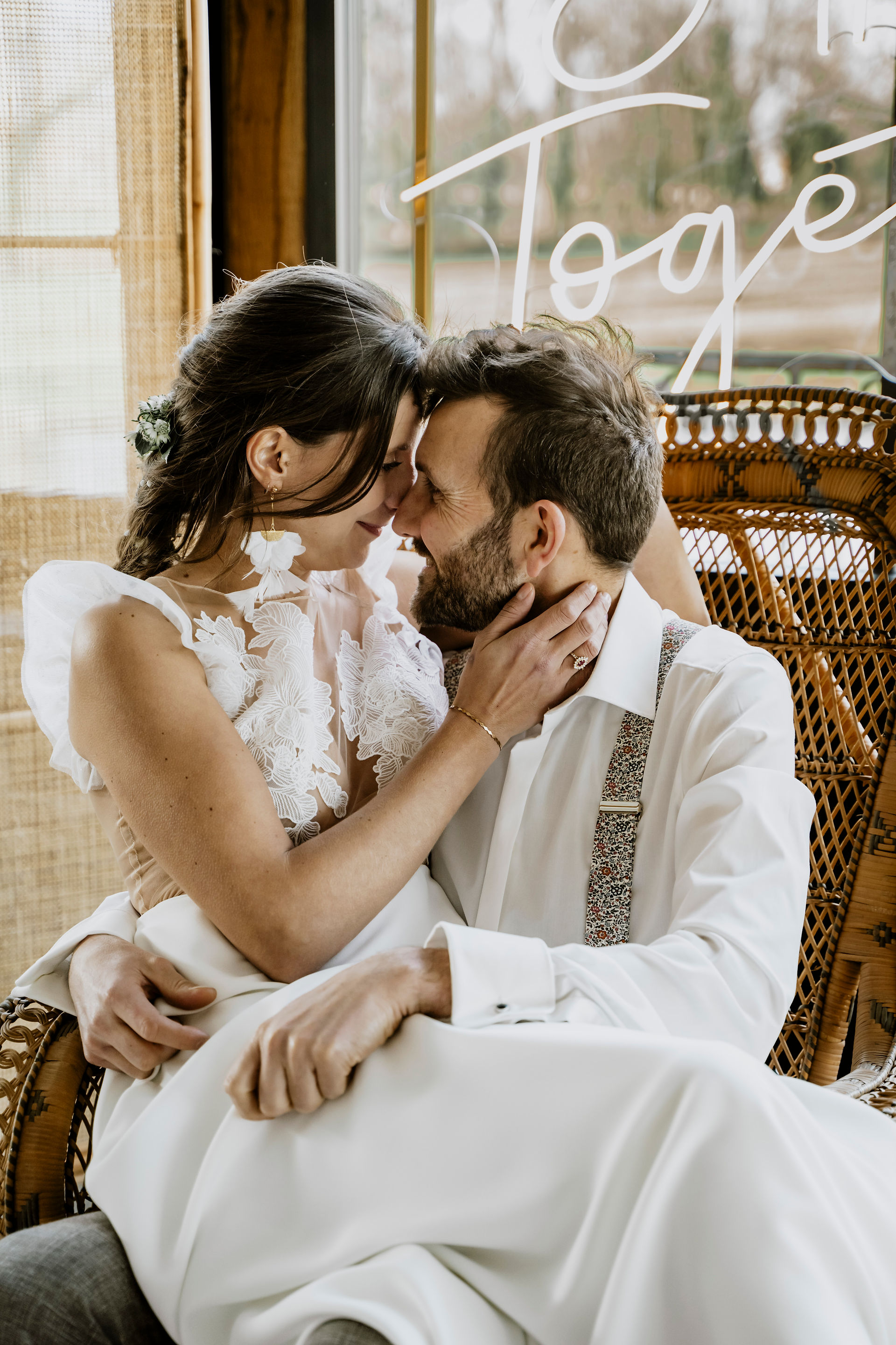 Shooting d'inspiration mariage hippie chic et robe de mariée bohème Constance Cellier Lille