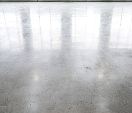 Polished white marble flooring with reflective grey veining
