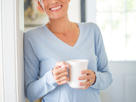 Middle age woman leading healthy lifestyle