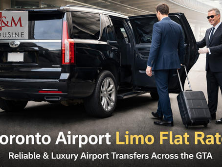 Toronto Airport Limo Flat Rate | Fixed Pricing & Reliable Rides 