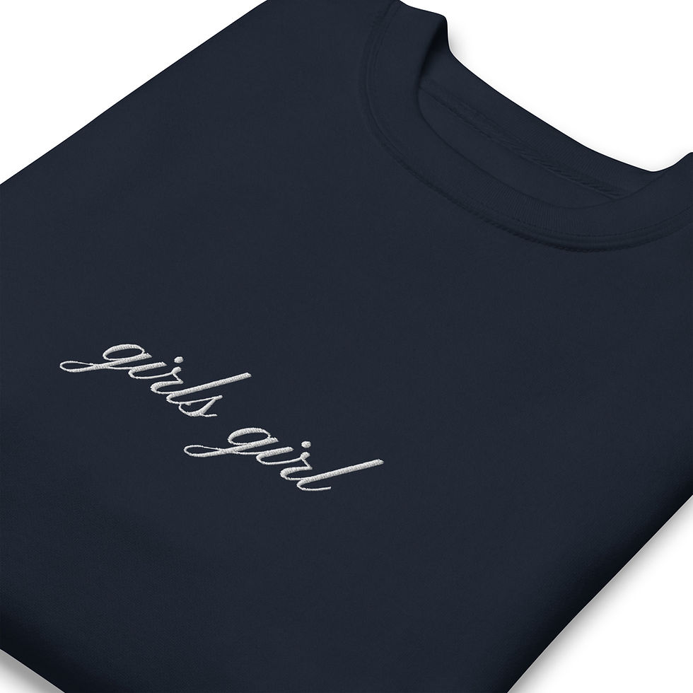 Thumbnail: Girls Girl Embroidered Sweatshirt