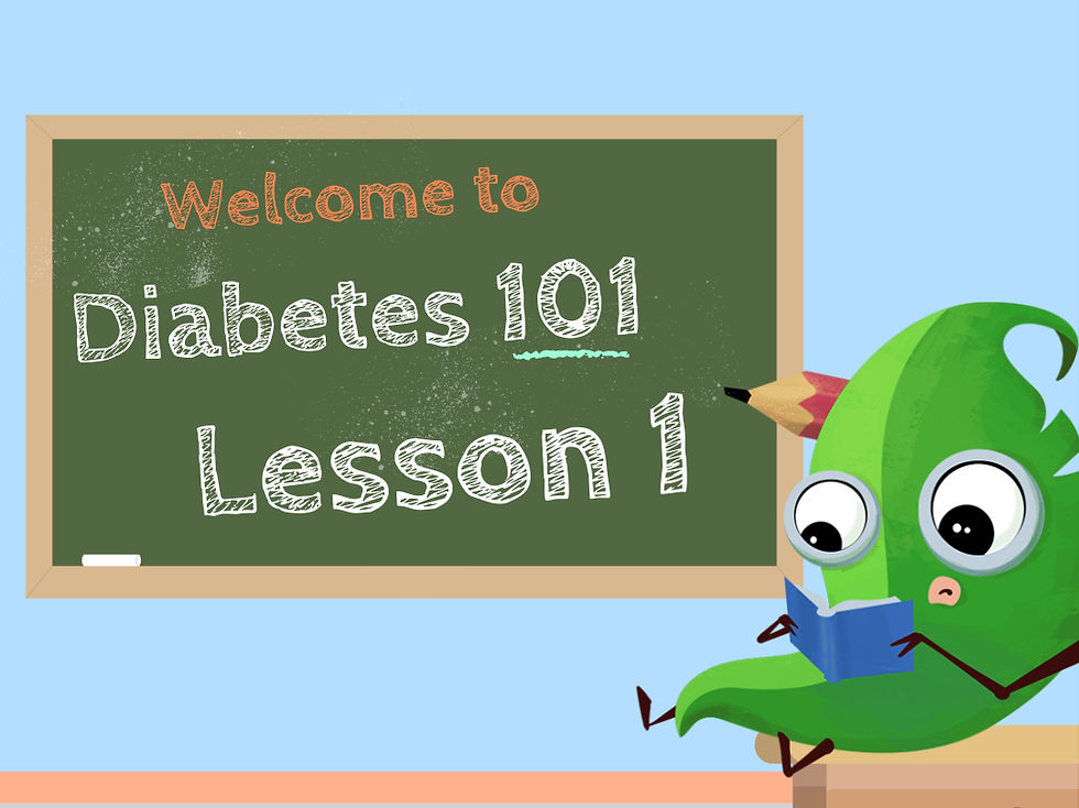 eddii leaf reading about diabetes