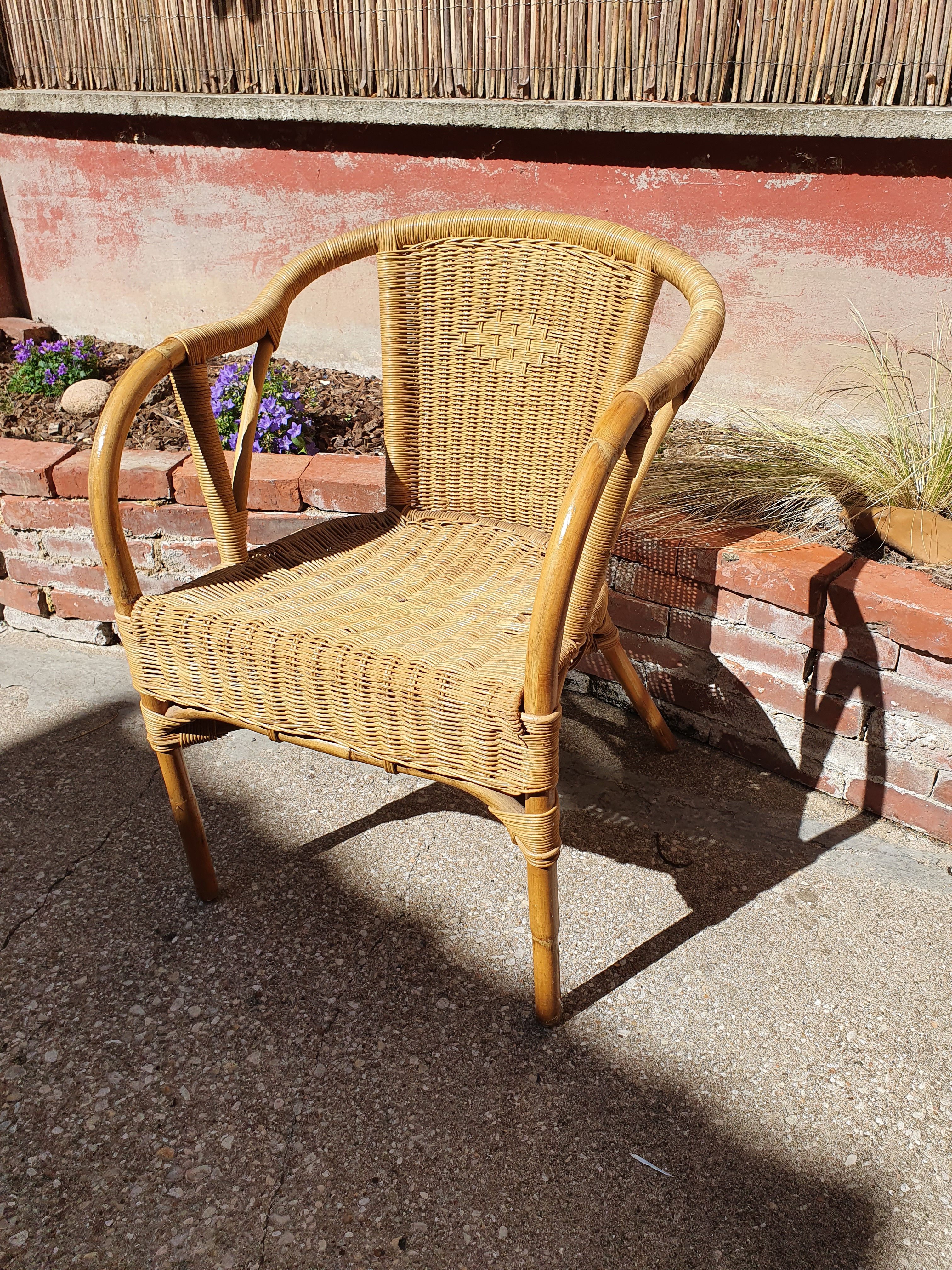 Fauteuil rotin