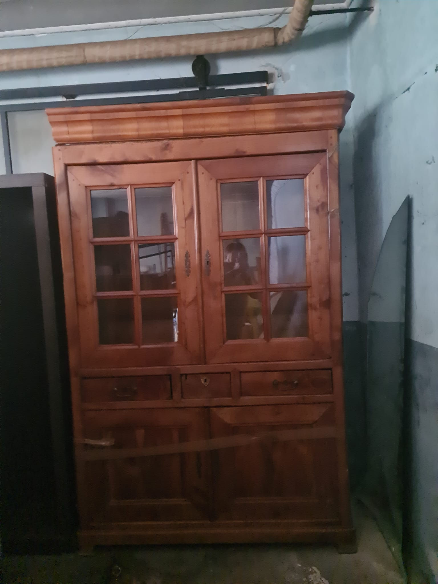 Vitrine ancienne style Louis Philippe