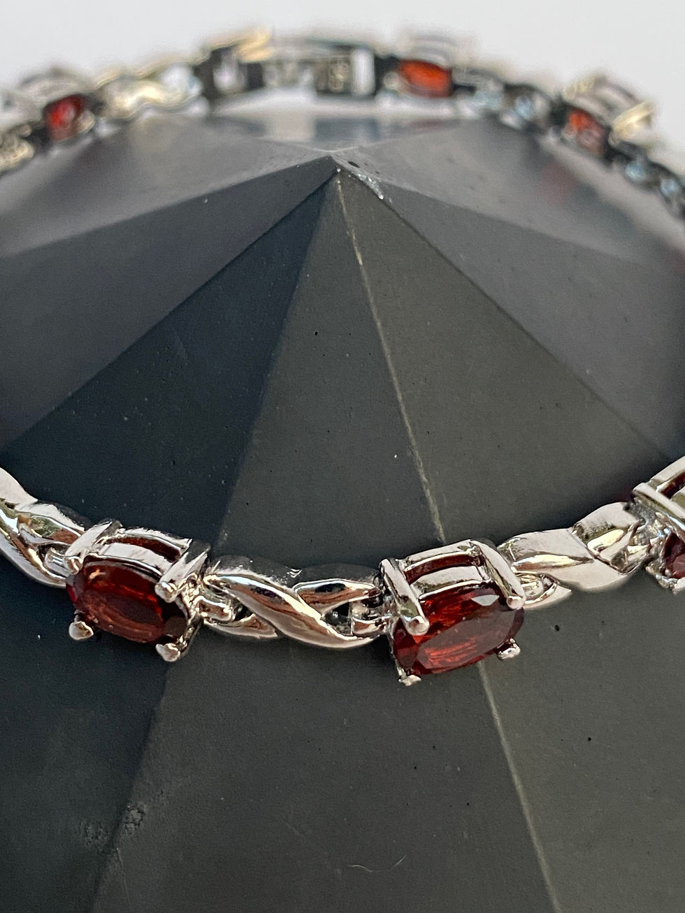 Thumbnail: Romantic Garnet gemstones in Sterling Silver