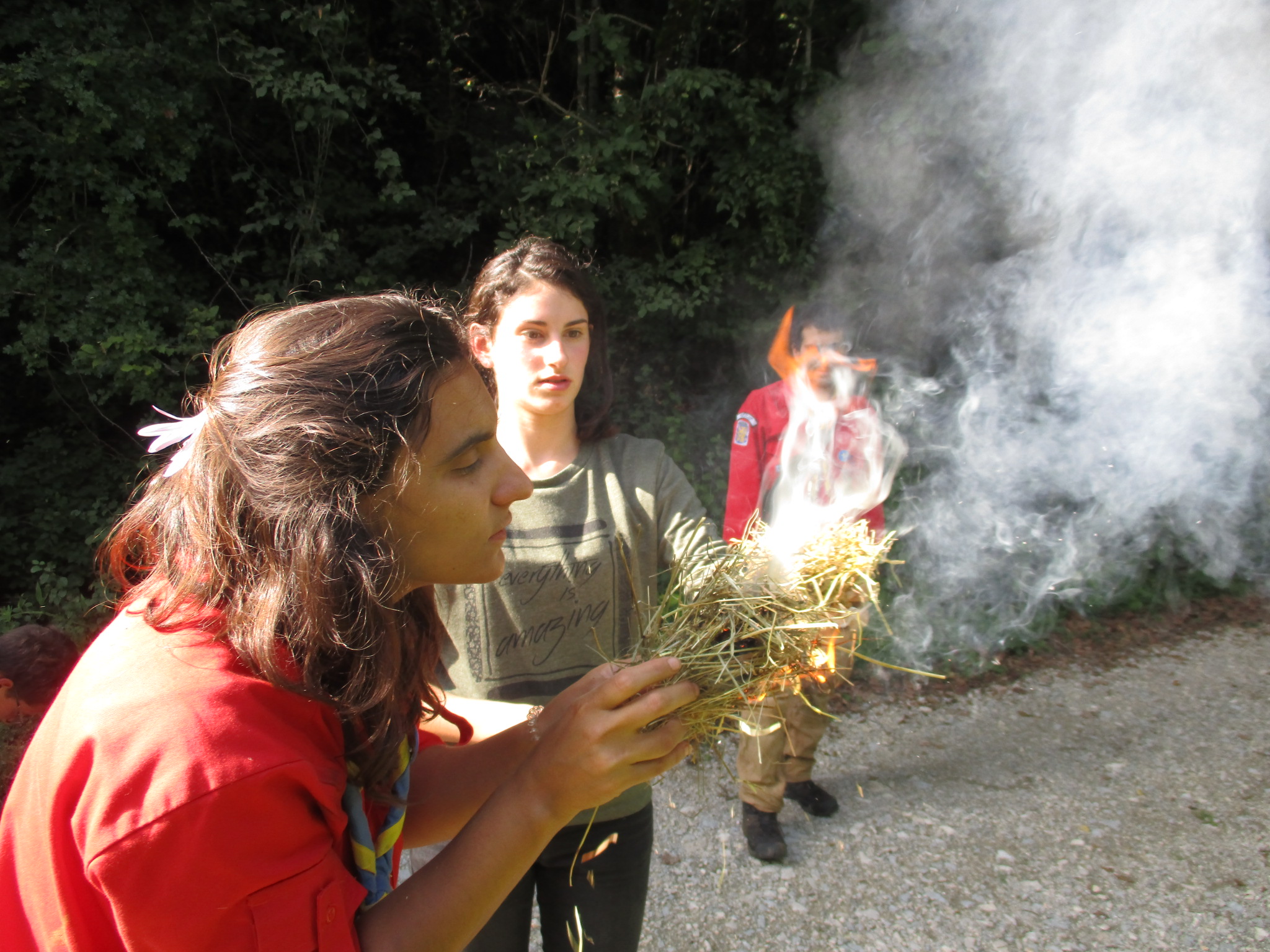 Feu à partir d'une braise