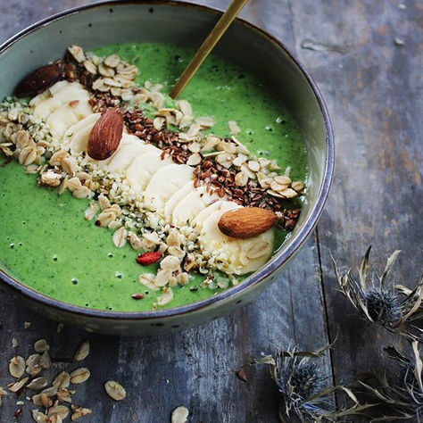Groene smoothiebowl