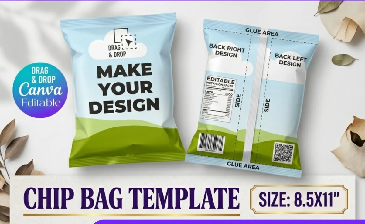 Chip Bag Editable