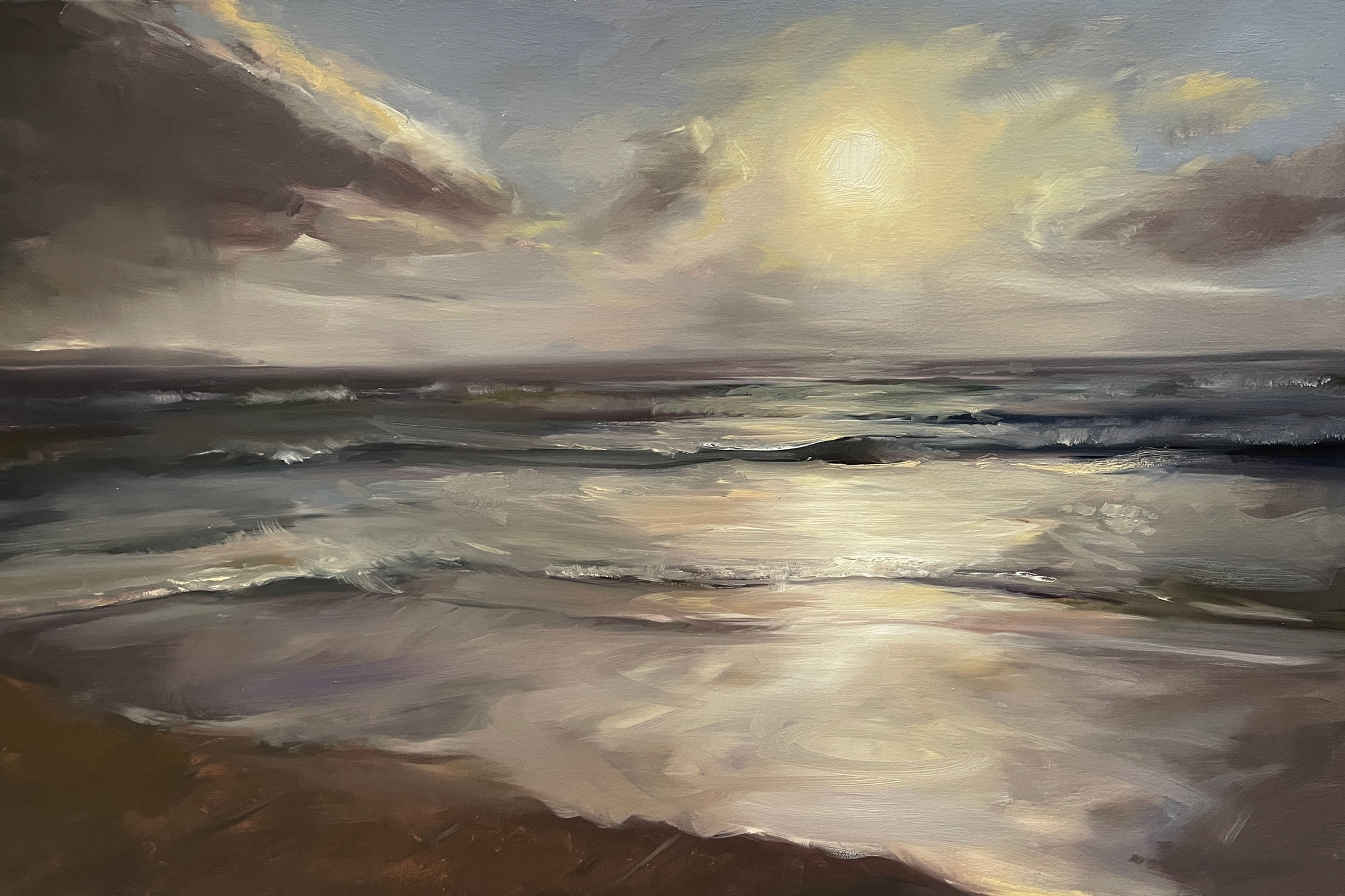 Mudeford Beach Winter Sun