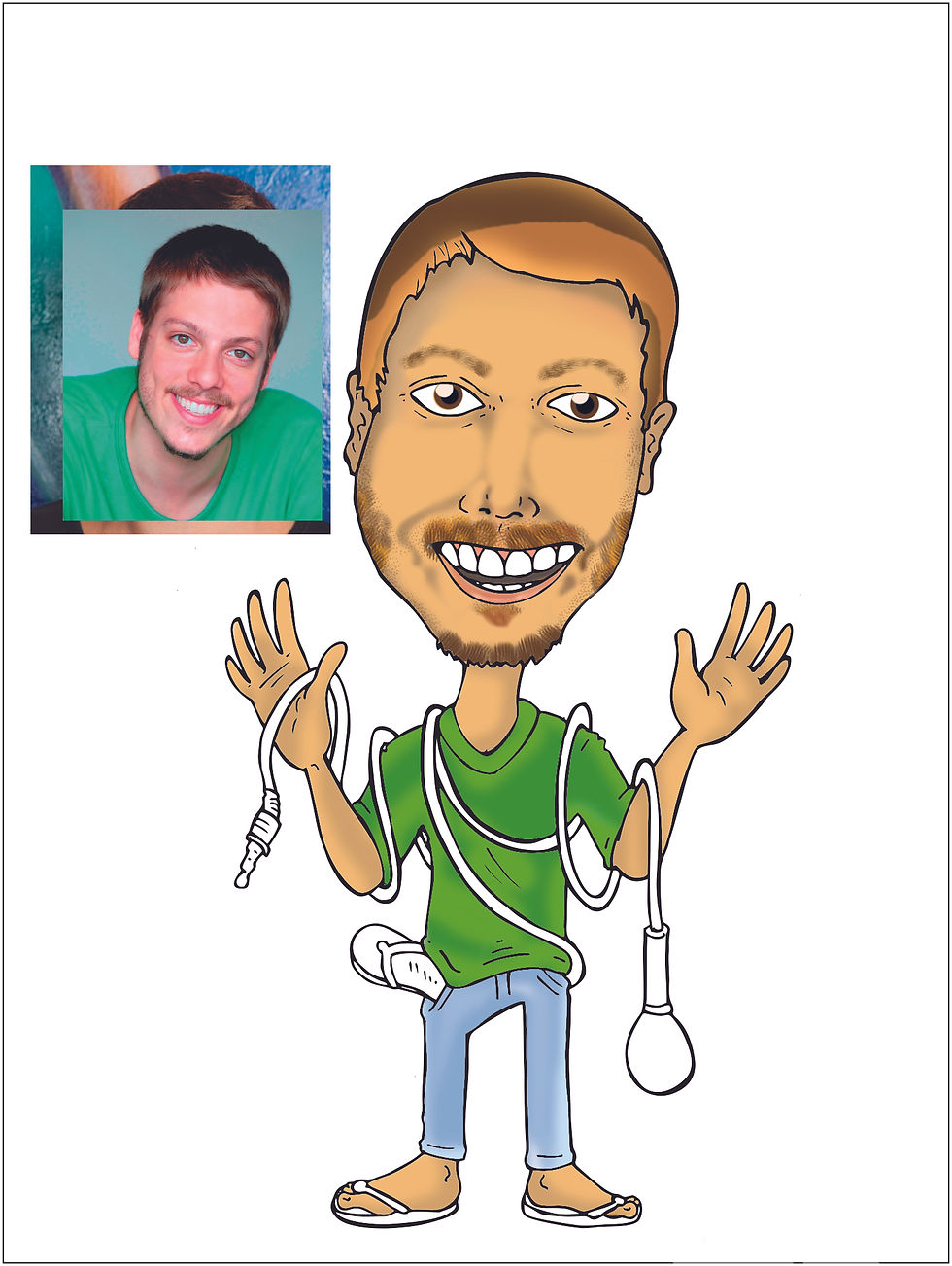 FABIO PORCHAT - caricaturando