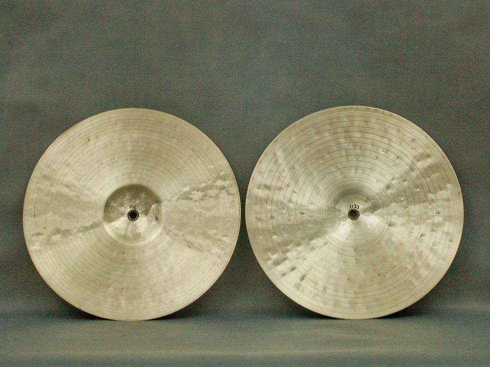 Miniatura: 14" Hi-hats, 716 / 1133 grams, B20