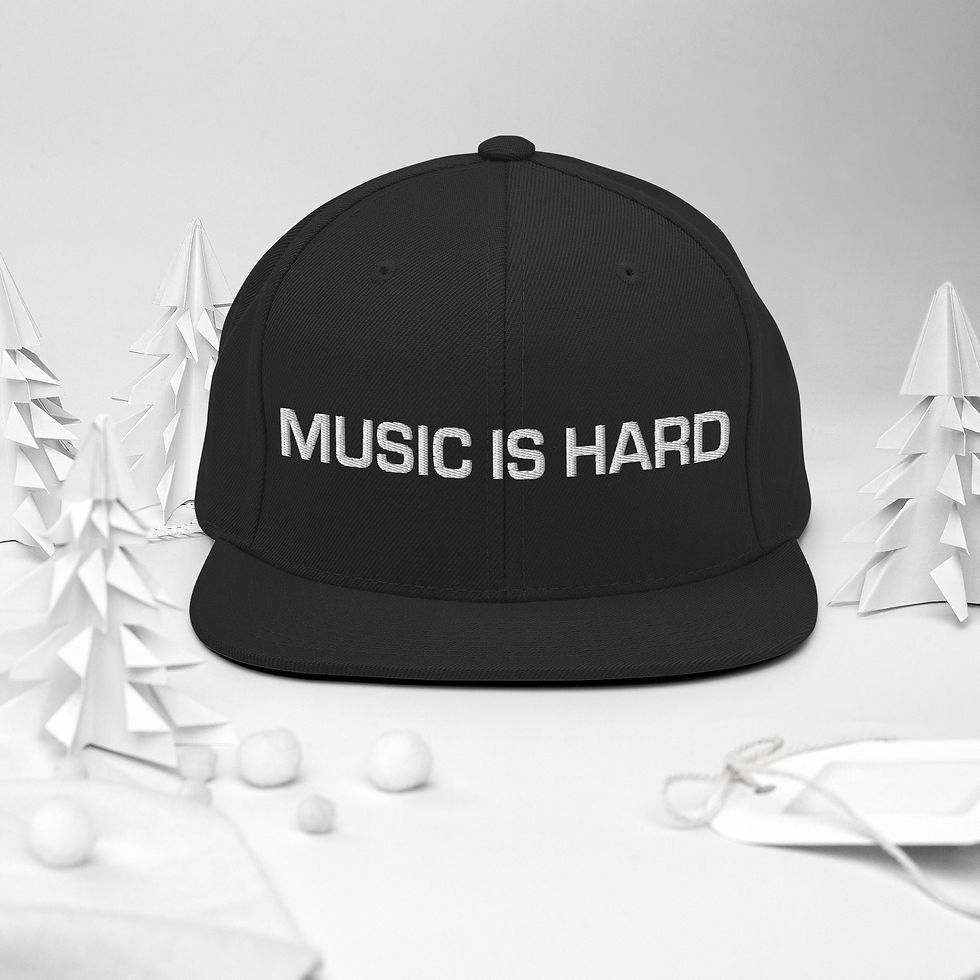 Thumbnail: Music Is Hard - Snapback Hat