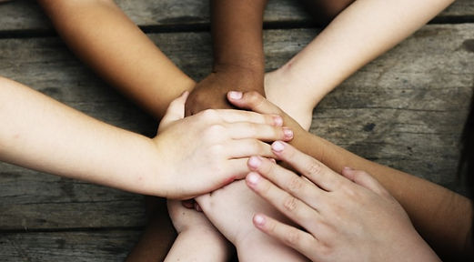 Diverse skin tone arms